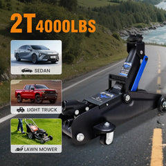 ANTPOWER 2 Ton Floor Jack features durable welded steel construction