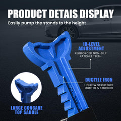 ANTPOWER jack stand ASME saddle safety-certified for under-vehicle work