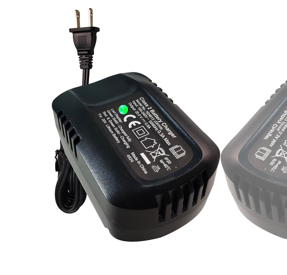 ANWNOEER 20V battery charger compatible with Avid Power 20V batteries for dependable charging.
