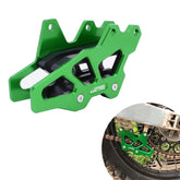 AnXin chain guide guard on a KX250F protecting the chain from debris during off-road riding