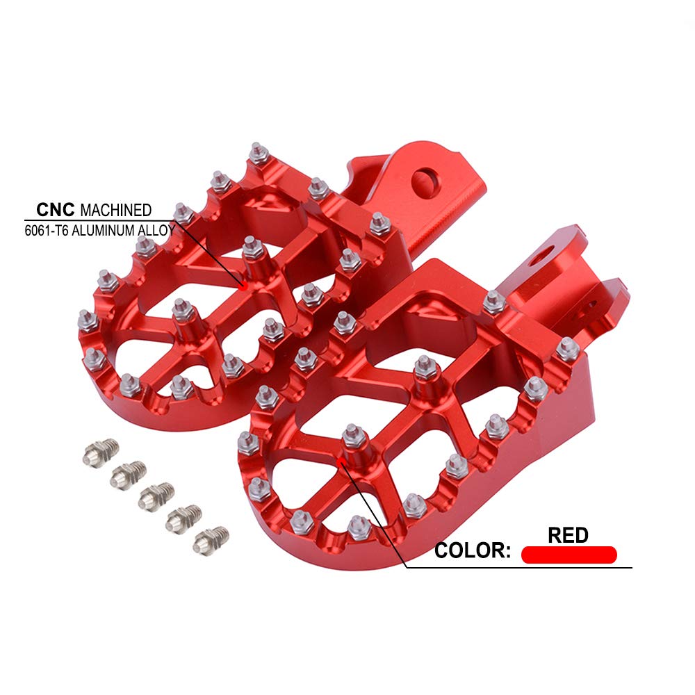 AnXin foot pegs showing CNC machined precision for durability.