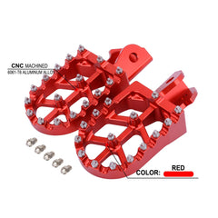 AnXin foot pegs showing CNC machined precision for durability.
