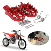 AnXin red dirt bike foot pegs for CRF110F/CRF125F with CNC 7075 aluminum.