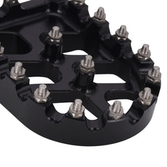 AnXin foot pegs made from 6061 aluminum alloy for strength and light weight