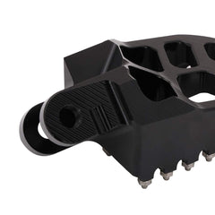 AnXin foot pegs installation image showing secure mounting