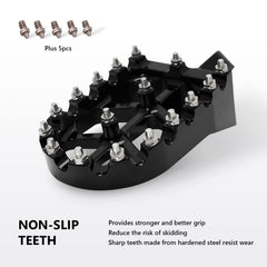AnXin universal foot pegs fit CRF XR and more.