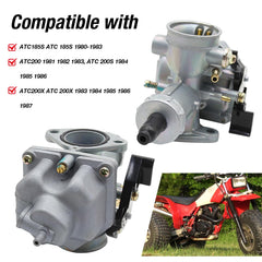 Anxingo ATC200 carburetor compatibility chart for Honda ATC models