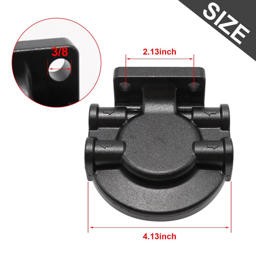 Anxingo bracket side view highlighting inlet and outlet flexibility for layout