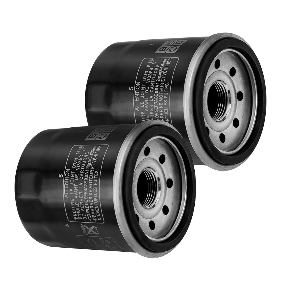 Anxingo Yamaha oil filter packaging, two-pack for convenient ordering.