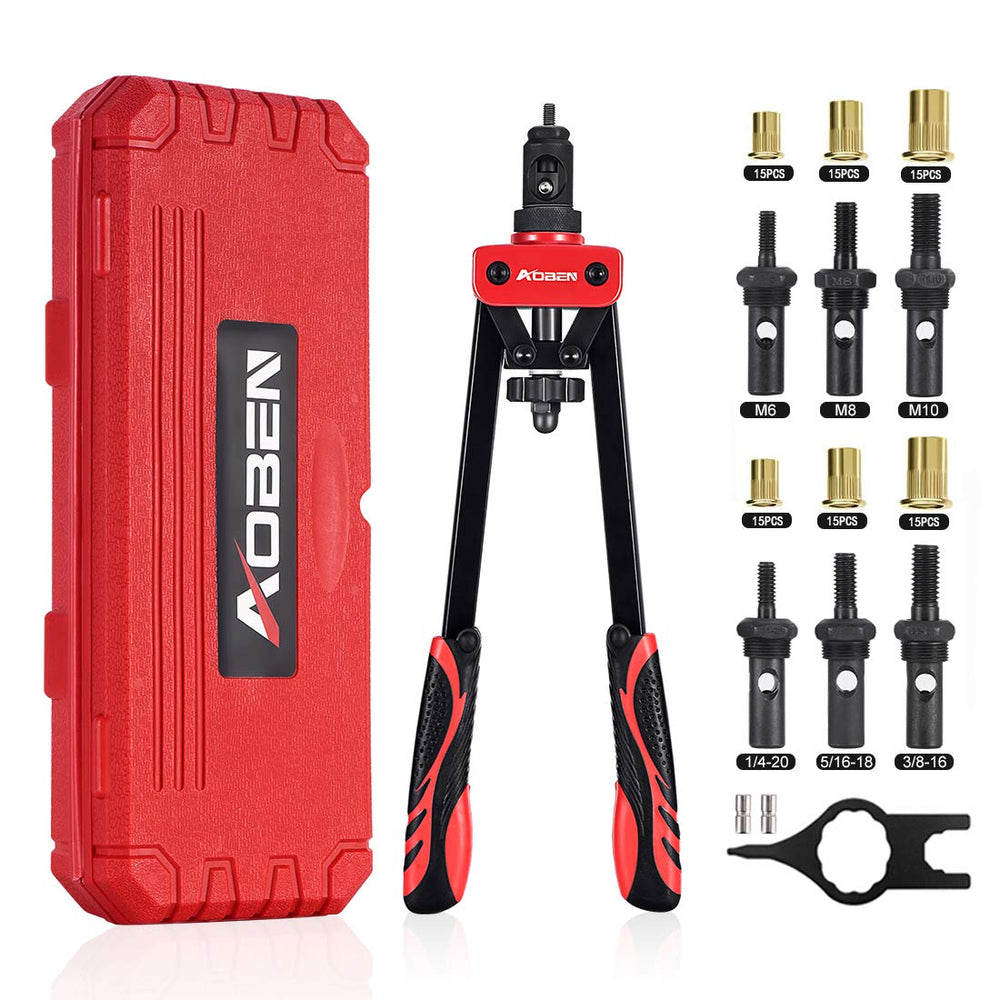 AOBEN 14-inch rivet nut tool front view for quick installation