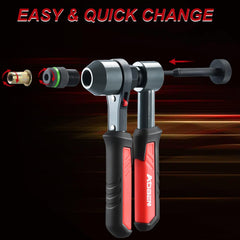 AOBEN quick mandrel change system shown for fast setup.