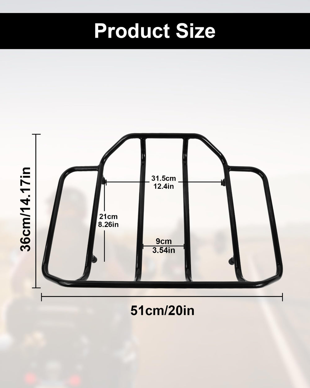 Aochuang four-point mounting system keeps the rack stable on rough roads