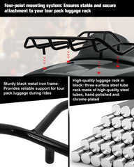 Aochuang luggage rack removable design with screws enables quick installation
