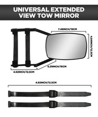 AOCISKA universal clip-on mirror fits cars, trucks, and trailers