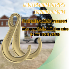 AODESTINY tow hook designed for easy alignment on axles during towing