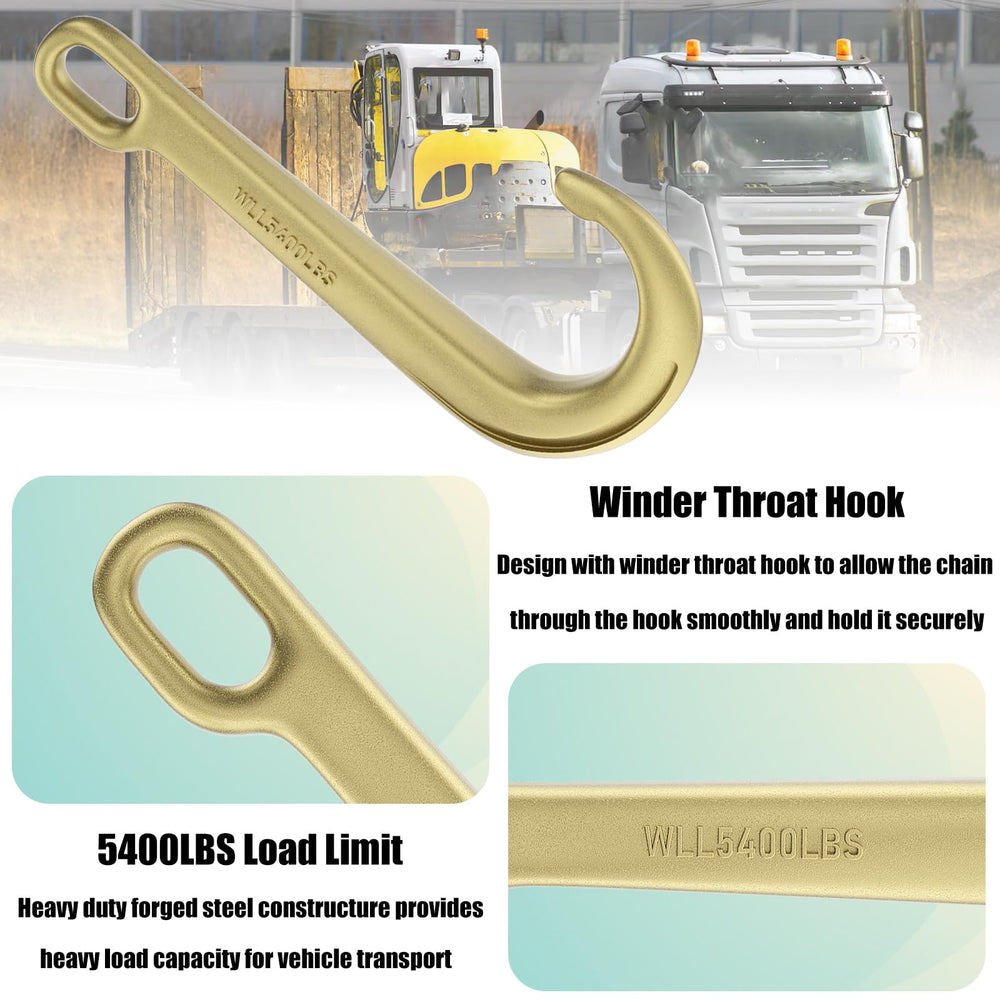 AODESTINY forged steel J-hook delivers durable performance for heavy loads.