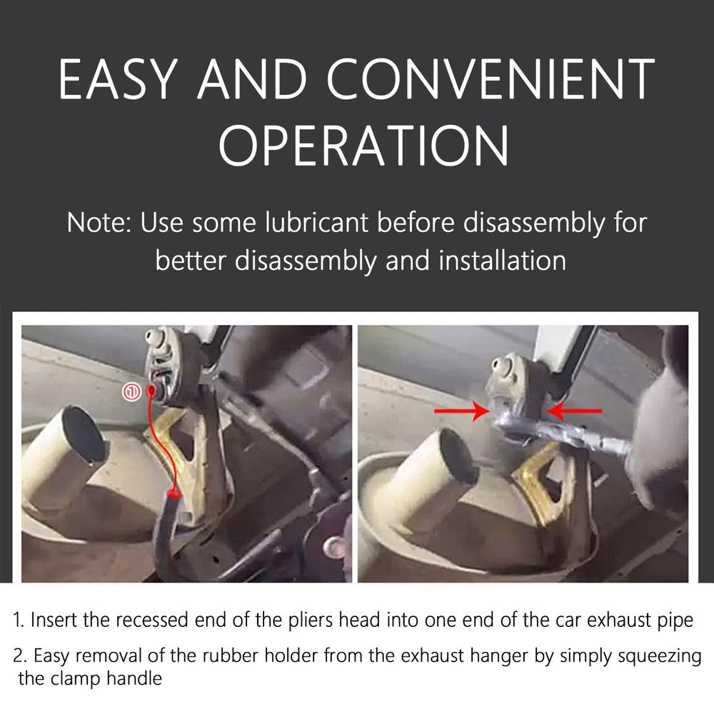 Aokdom tool removes tailpipes and hangers from exhaust systems across vehicles.