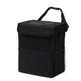AOKJOY car garbage bin with lid keeps odors contained during trips