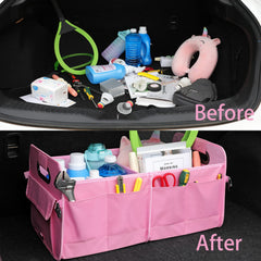 AOKJOY multi-compartment organizer stores groceries, tools, and toys in order.