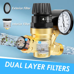Aolink adjustable valve allows fine-tuning to protect RV plumbing.