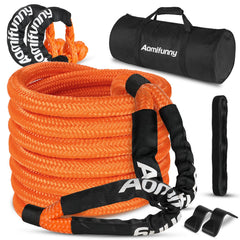 Aomifunny kinetic recovery rope 30ft ready for heavy-duty pulls.