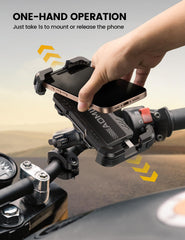 Wide compatibility fits 4.7 to 6.7 inch smartphones including iPhone models.