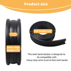 Aomitop heavy-duty rubber material ensures long-lasting resilience under vibration.