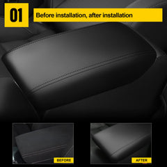 AOMSAZTO Civic 2012-2015 armrest cover fits precisely and protects.