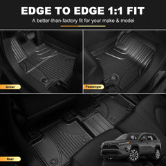 AOMSAZTO Rav4 all-weather mats guard against rain and mud.