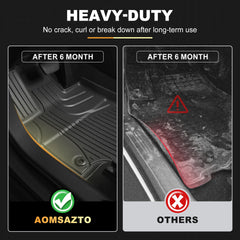 AOMSAZTO Rav4 non-slip design keeps mats in place.