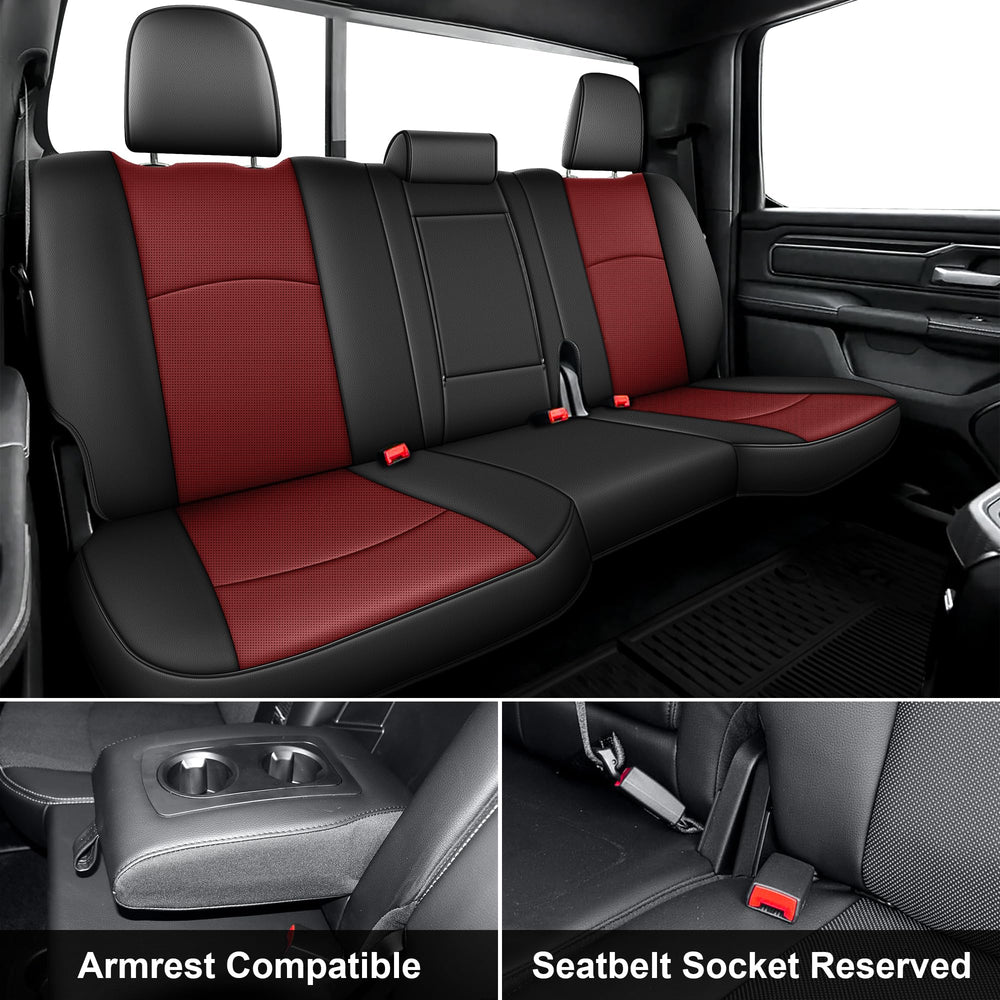 AOMSAZTO Ram 1500 front seat covers guard against spills
