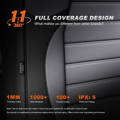 AOMSAZTO 12-month warranty seat cover ensures reliable support and service