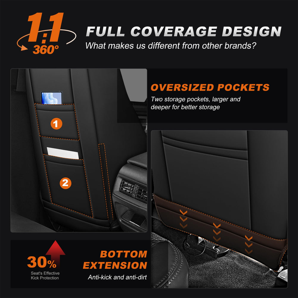AOMSAZTO airbag-compatible seat cover preserves safety features and fit