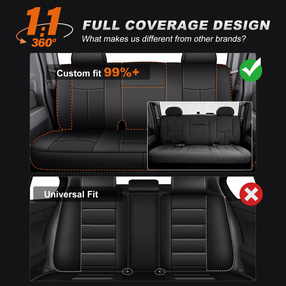 AOMSAZTO airbags-safe front-seat cutouts preserve safety features.