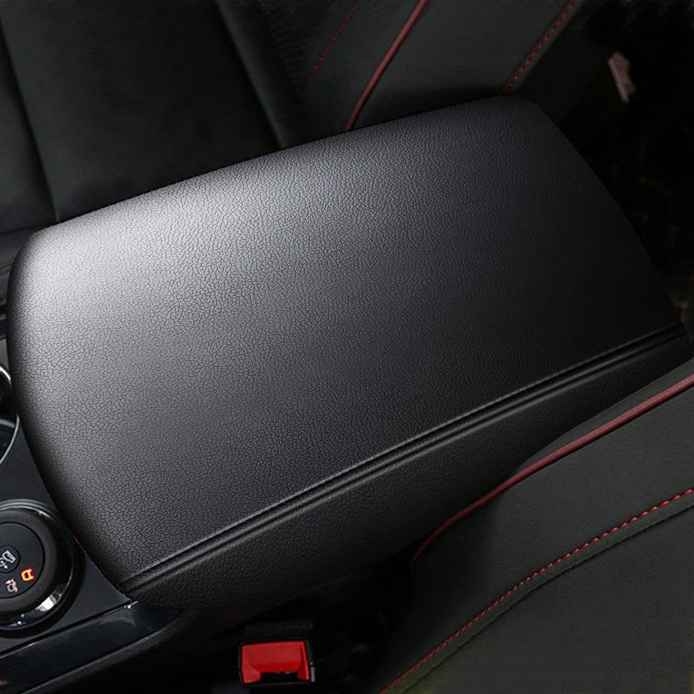 AOMSAZTO armrest cover on Ford Explorer console provides protective, tailored fit.