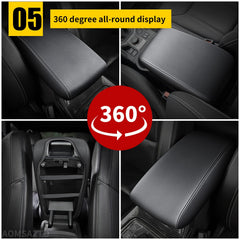 Adds a refined interior look with premium black leather feel.