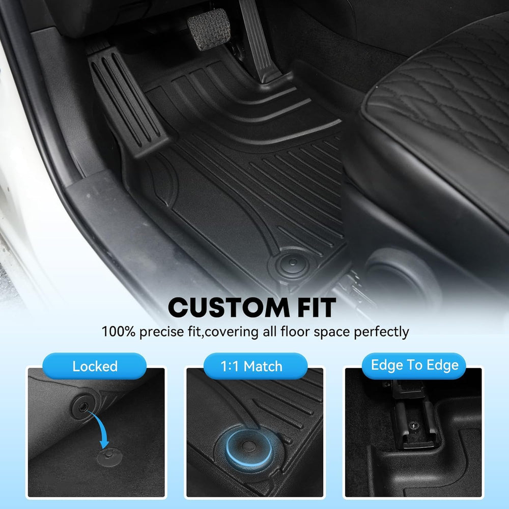 AOMSAZTO Camry rear floor mats keep the cabin clean during daily use.