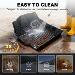 AOMSAZTO all-weather coverage demonstrates spill resistance and easy cleaning.