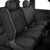 AOMSAZTO custom-fit seat cover for Chevy Silverado and GMC Sierra 1500.