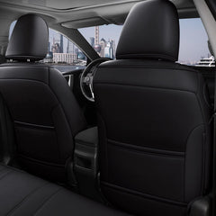 AOMSAZTO front-seat airbag-safe design preserves airbags and keeps seatbelt use unimpeded.