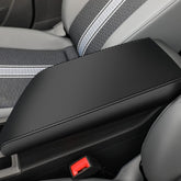 AOMSAZTO Jetta armrest cover front view protects the center console from scratches