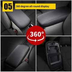 AOMSAZTO armrest mat with non-slip straps stays in place.