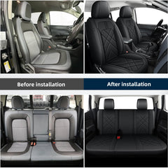 AOMSAZTO easy-install seat covers ready in about 15–20 minutes.