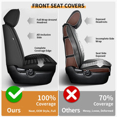 AOMSAZTO Tacoma headrest zipper detail supports adjustable comfort and style