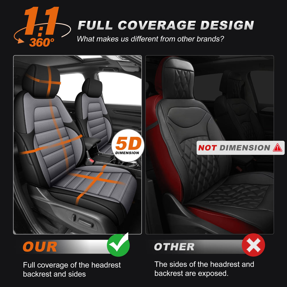 AOMSAZTO waterproof leather-look seat cover protects against spills and stains