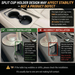 Two aluminum height extenders included with the AONOX tray