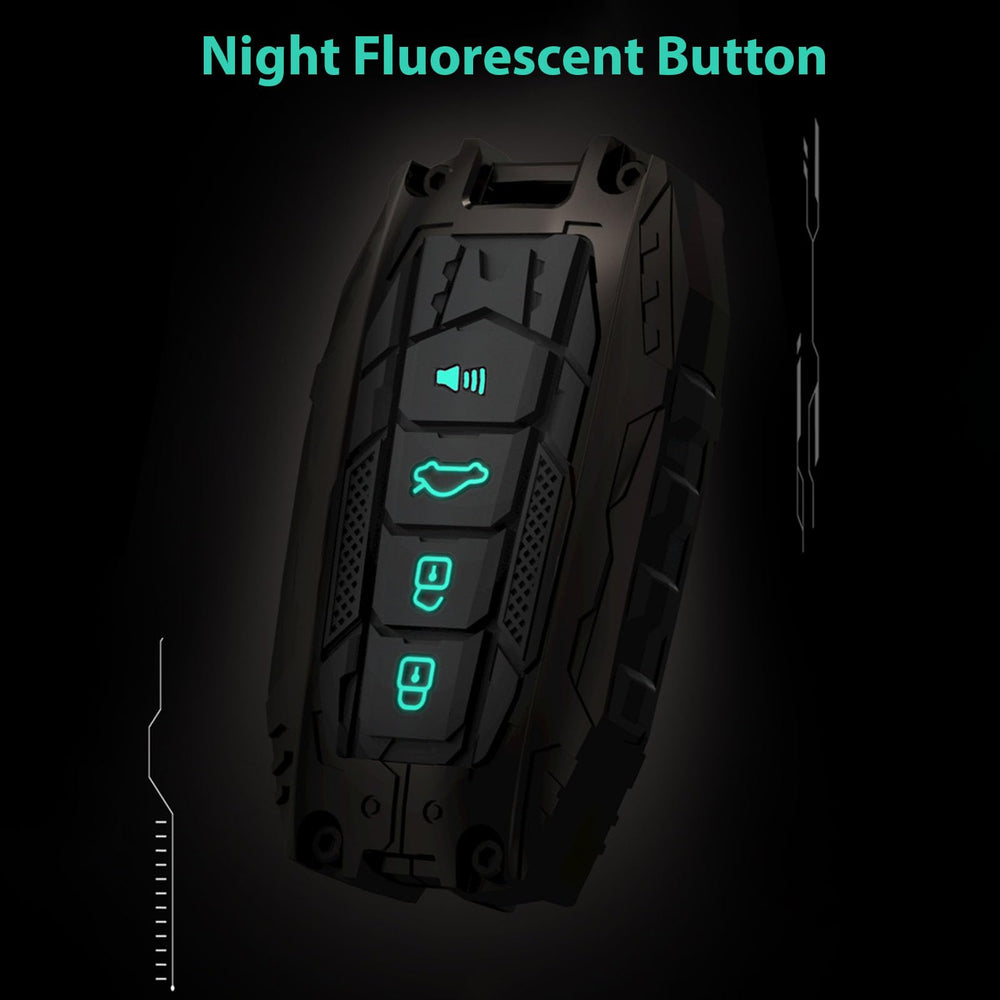 Aoocar Mech Style key fob cover comes with screwdriver for installation.