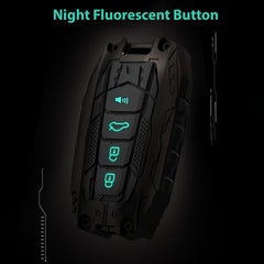 Aoocar Mech Style key fob cover comes with screwdriver for installation.