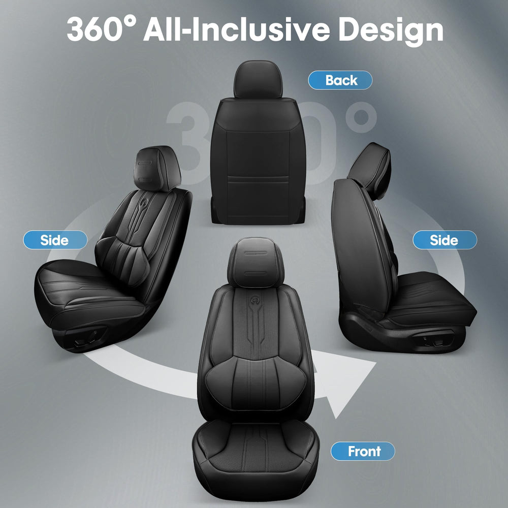 AOOG seat cover installation in progress for Chevy Silverado crew cab.