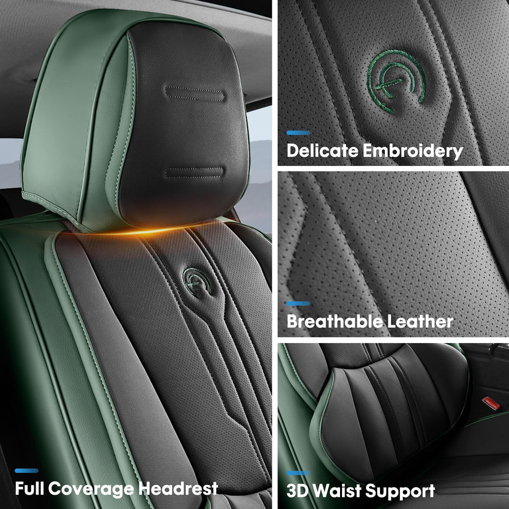 AOOG premium faux leather material provides soft feel and easy cleaning
